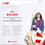 Win $10,000 Cash from Coca Cola (Diet Coke Lighter Side) - Pinterest Required