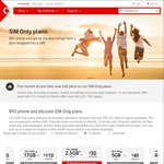 Vodafone SIM Only Plan $40/Month for 12 Months: 5GB 4G, Unlimited Talk/Text and More