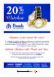 20% off Watches at Prouds Jewellers