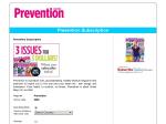 Prevention magazine- first 3 issues for $3- cancel anytime