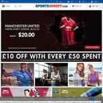 $20 Voucher with Every $100 Spent (Further 6% - 7% Discount if Using NZ Store Via Exchange Rate) @ Sports Direct