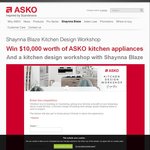 Win a 2HR Shaynna Blaze Kitchen Design Workshop & $10000 Worth of Asko Kitchen Appliances from ASKO