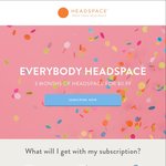 Headspace Meditation 3 Months for USD $0.99/~AUD $1.30 (USD $12.95/~AUD $17 after)