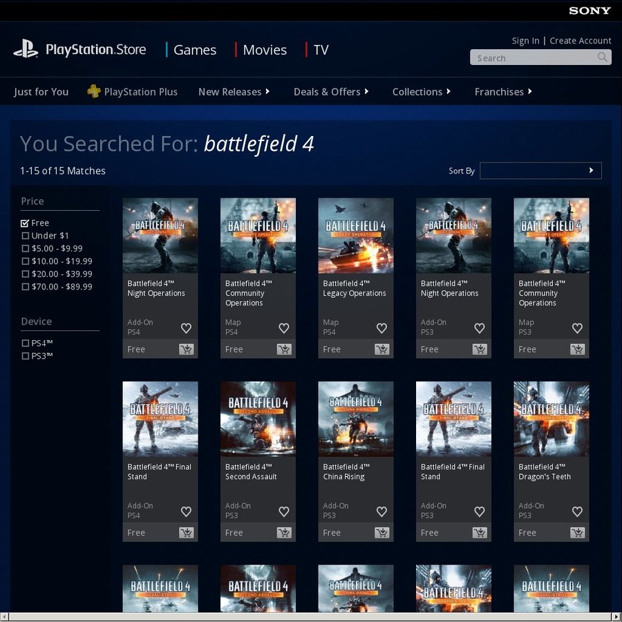 BF4 - PS3 Server Browser 