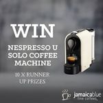 Win A Nespresso U Solo Coffee Machine From Jamaica Blue