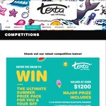 Win The Ultimate Summer Prize Pack Worth over $1200 or 1 of 2 Runner-up Prizes from Texta