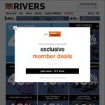 Rivers 40% off