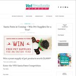 Win a Year's Worth of Pet Supplies Valued at $1,000 from Vet Products Direct