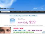 Focus Dailes Aquacomfort Plus 90 Pack only $59 + $8 Express delivery.