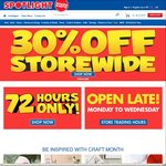 Spotlight 30% off Storewide for 72 Hours