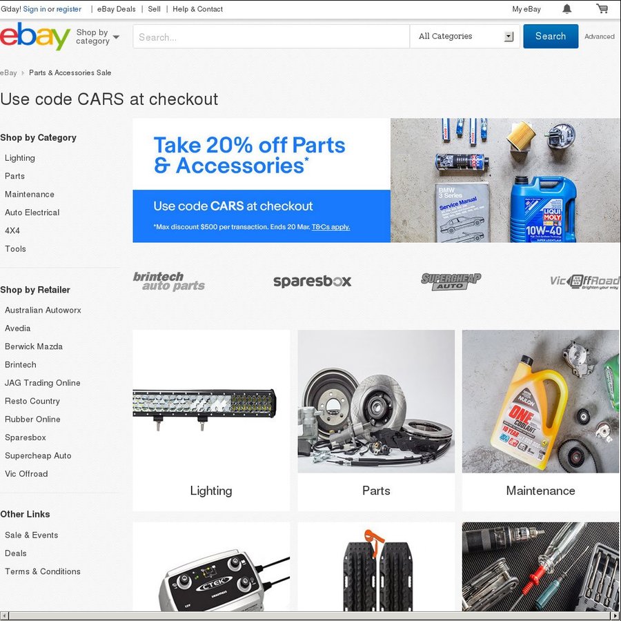 Supercheapauto coupon