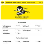 Scoot Super Scootee's Take off Tuesday (PER > SIN From $99)