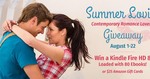 Win a Kindle Fire HD8 Tablet w/ 80 Con-Rom eBooks or 1 of 2 US$25 Amazon GiftCards from SummerLovinRomance