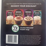 Nescafé Coffee Sachets 10 Packet - $1.62 (with Barcode Scan) @ Woolworths (NSW, Vic and Qld Only)