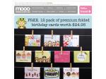FREE. 12 pack of premium folded birthday cards worth $24.95. Min Spend $75.00