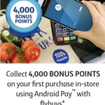4000 Bonus Flybuys Points (Worth $20) on First Purchase Using Android Pay with Flybuys [Selected Cards]