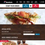 Domino's - 40% off Pizzas Excludes Value and Extra Value Range