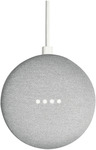 Google Home Mini - 1 Chalk + 1 Charcoal + Anti Bacterial Cleaning Cloth - for $9 Delivered at The Good Guys Online