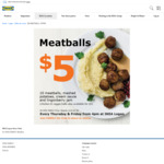 $5 Meatball Dinners (usually $7.95) on Thursday and Friday Nights for IKEA Family Members @ IKEA