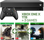 Xbox One X 1TB Console + 3 Game Codes $556.60 Delivered @ EB Games (via eBay US)