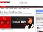 Chris Brown F.a.m.e Australian Tour 2 for 1 Tickets