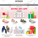 30% off All Stock (Inc. Sale Items) Plus Free Shipping @ Crocs