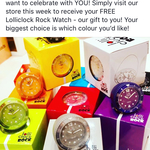 [SA] Get a Free Lolliclock Rock Analogue Watch @ Fireflies (Adelaide Central Plaza)