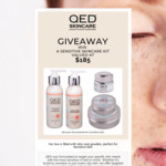 Win a Sensitive Skincare Kit Valued at $185 from QED Skincare