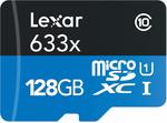 Lexar 128GB microSDXC $26.98, Transcend 128GB MicroSDXC $26.44 + Delivery (Free with Prime/ $49 Spend) @ At-memory Amazon AU