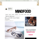 Win 1 of 5 $50 Oscar Wylee Vouchers from MiNDFOOD