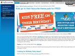 Free Entry for Kids (3-13) on Their Birthday to Gold Coast Theme Park / Sydney Attractions