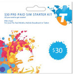Telstra $30 Mobile Prepaid Starter Pack only $10 at Coles