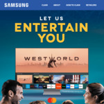 Purchase Selected 75" (Or Larger) Samsung TV @ Selected Retailers & Redeem $250 Digital Prepaid Mastercard