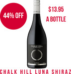 Chalk Hill Shiraz 12 Bottles $167.40 ($13.95/Bottle) - 44% off RRP @ Winenutt