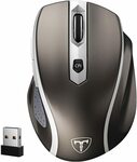 VicTsing Wireless Mice - Grey or Red $10.49 (Was $14.99) + Delivery ($0 with Prime/ $39 Spend) @ VicTsing via Amazon AU
