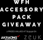 Win 1 of 2 Mousepad/Footrest/Eyewear Prize Packs Worth $139.90 from AKRacing
