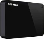 [Prime] Toshiba Canvio Advance 4TB Portable External Hard Drive USB 3.0, Black, $123.13 Delivered @ Amazon US via AU
