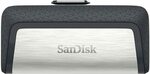 SanDisk Ultra Dual Drive USB Type-C: 16GB $11, 128GB $27, 32GB $11.50 (Expired) + Post ($0/Prime/ $39 Spend) @ Amazon AU