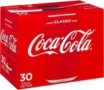 Coca-Cola Soft Drink 30x375mL $19.45 + Delivery/Pickup @ Woolworths