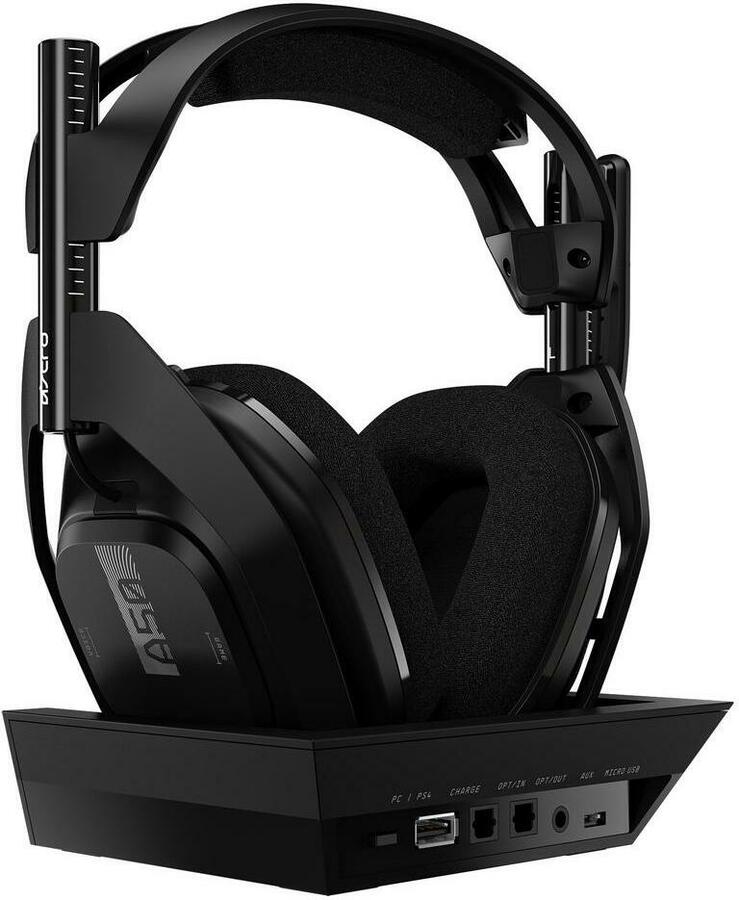 Astro A50 Wireless Headset for PS4 & PC with HDMI Adapter for PS5 ...