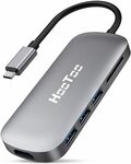 Hootoo USB-C Hub 6-in-1 $24.99 + Delivery ($0 with Prime/ $39 Spend) @ Sunvalley via Amazon AU