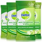 Dettol Antibacterial Disinfectant Wipes Crisp Apple 120 (4 Pack) $20 ($18 S&S) + Shipping ($0 Prime) @ Amazon AU