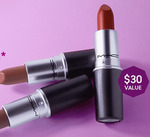 Free Full Size MAC Lipstick with Any Purchase @ M.A.C Cosmetics