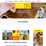 Win 1 of 3 Vuly Balance Bikes worth $149 each from MamaMag