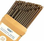 EQUO Coffee Ground Drinking Straws 100 Pack $7.50 (Was $14.99) + Delivery ($0 with Prime/ $39 Spend) @ Equo via Amazon AU