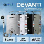Devanti Portable Gas Water Heaters from $79.95 & Portable Gas Ovens from $142.95 Shipped @ Ozplaza Living via eBay