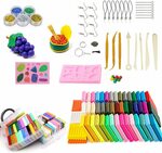 Yesdex Polymer Clay Tool Kit (50 Colours, Earring Making Kit + Accessories)  $19.79 + Post ($0 with Prime/$39+) @ Yesdex Amazon