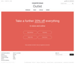 Take a Further 20% off Everything + $9.95 Delivery ($0 in-Store/ $50 Order) @ Country Road Outlet