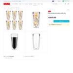 Bodum Outdoor Pavina Double Wall 6 Pcs Glasses 0.60l $23.35 (First Online Order Only) + $13 Delivery ($0 with $60 Spend) @ Bodum