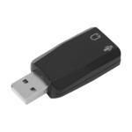 Anko USB Sound Card Adapter - Black - $1 + Delivery ($0 C&C/ in-Store/ OnePass) @ Kmart